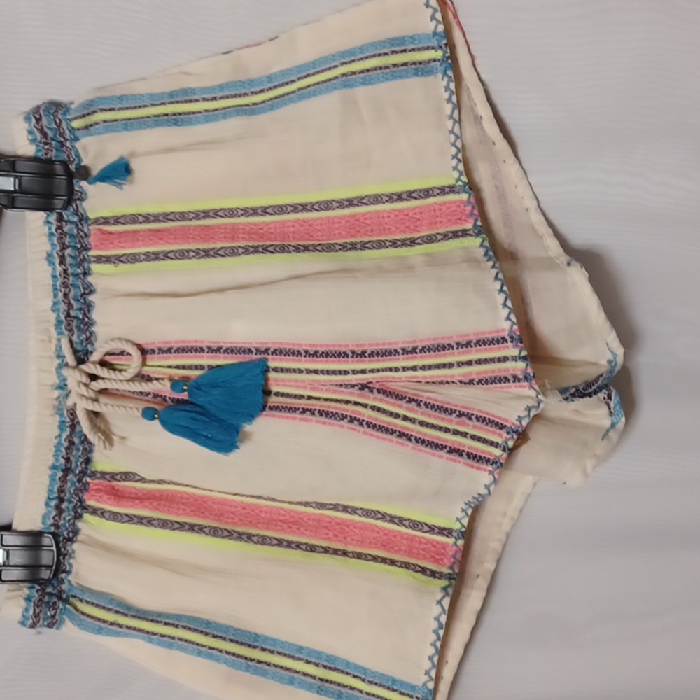 Z&L Miss Scarletth Tassel Shorts With Hand Stitching. Size M